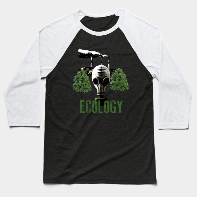 Ecology Baseball T-Shirt by valentinahramov